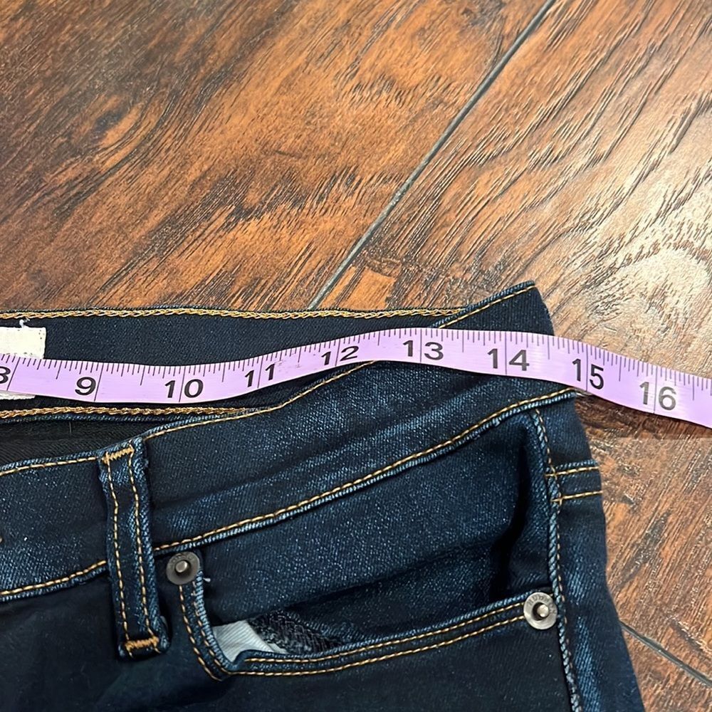 Hudson Nico Midrise super skinny jeans EUC size 28 dark wash - Picture 6 of 8